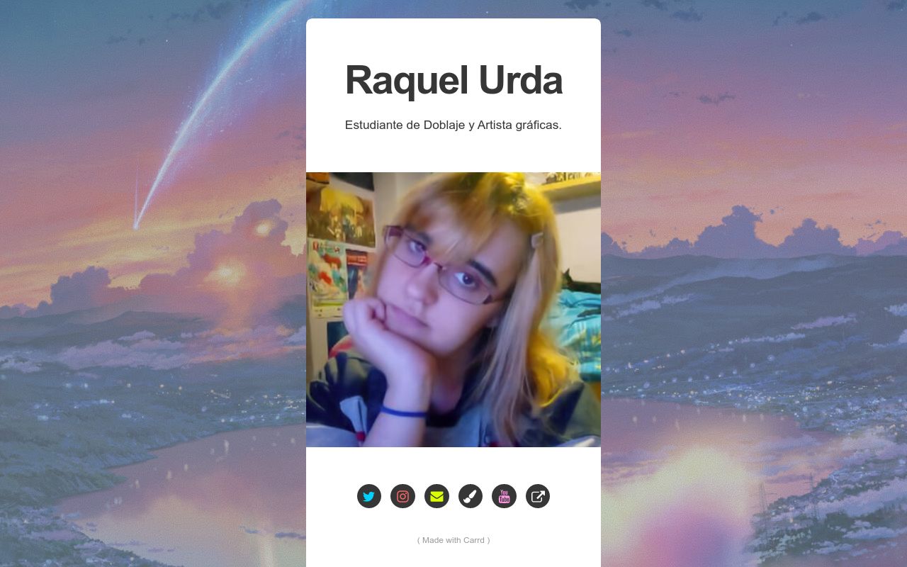 Carrd profile picture for @rau